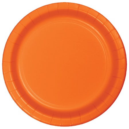 Touch Of Color 7" Sunkissed Orange Dessert Plates 240 PK 79191B
